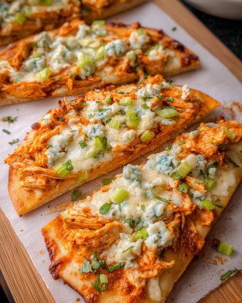 Würzige Buffalo Chicken Pizza