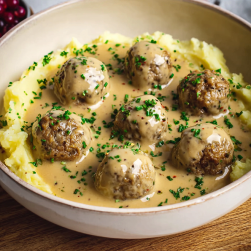 Cremige Köttbullar-Soße selbst gemacht