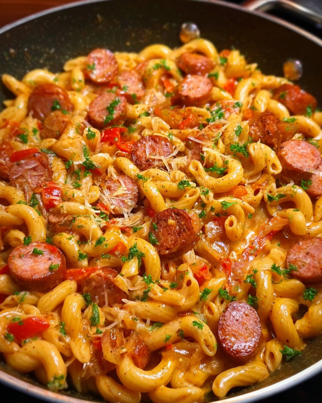 Cremige One-Pot Krakauer-Pasta