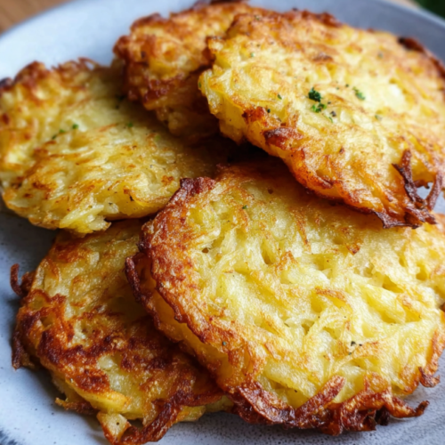 Knusprige Kartoffelpuffer aus der Heißluftfritteuse