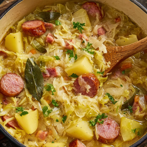 Deftiger Sauerkraut-Kartoffel-Eintopf