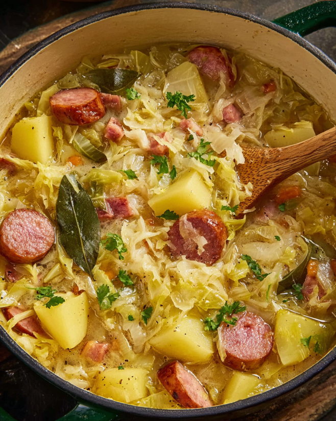Deftiger Sauerkraut-Kartoffel-Eintopf