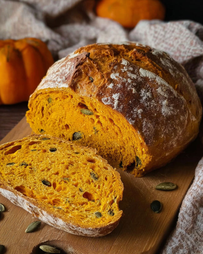 Aromatisches Herbstliches Kürbisbrot