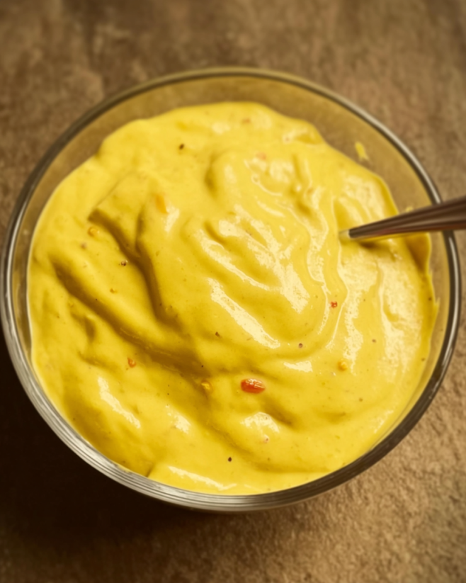 Cremiger Curry-Mango-Dip