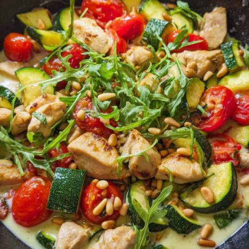 Hähnchen-Gemüse-Pfanne