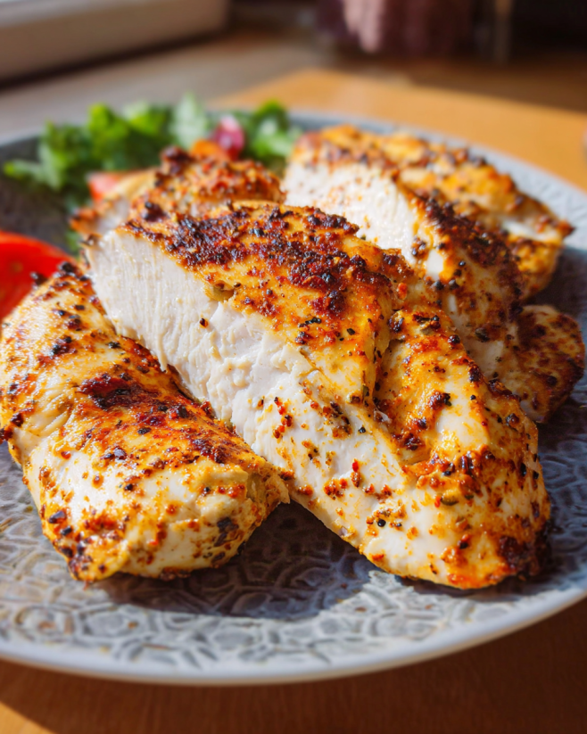 Zarte Hähnchenbrust in Joghurtmarinade