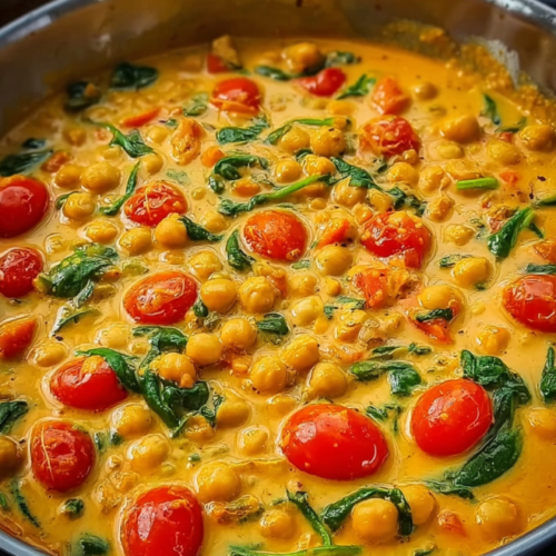 Cremiges Kichererbsen-Curry Genuss