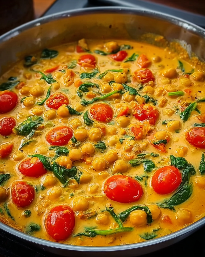 Cremiges Kichererbsen-Curry Genuss