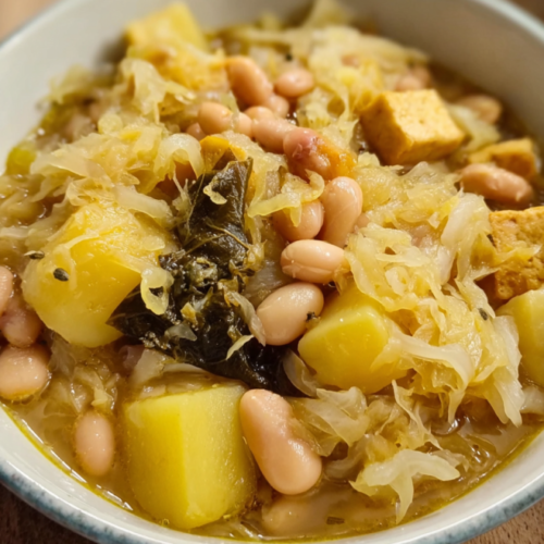 Deftiges Veganes Sauerkrautgericht