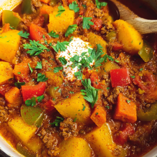 Herzhaft-vegane Bauerntopf-Variante