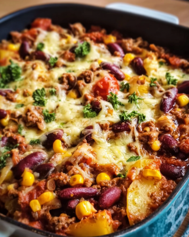 Herzhaft-würziger Chili-Auflauf Genuss