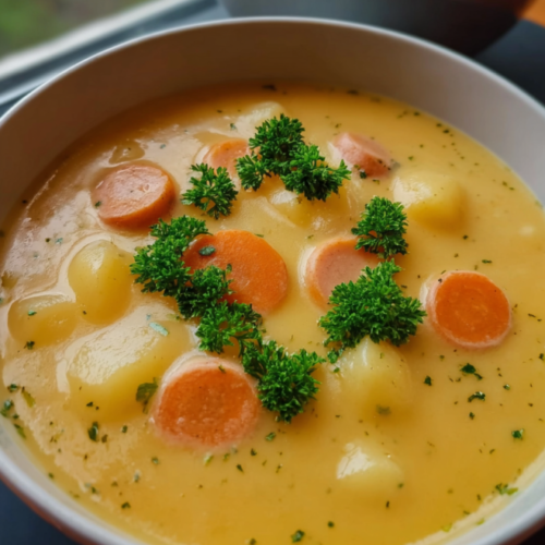 Klassische Cremige Kartoffelsuppe