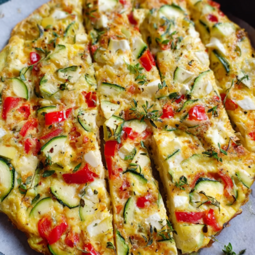 Mediterrane Frittata mit Gemüse