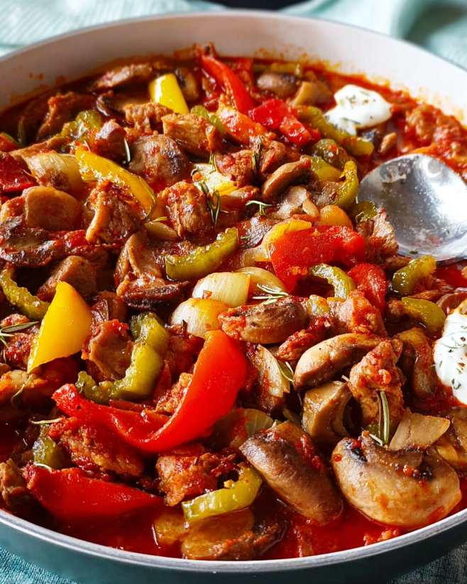 Würziges Teufelsfleisch aus dem Ofen