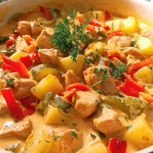 Zartes Putengulasch Stroganoff