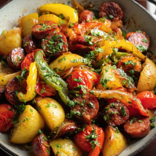 Herzhaft-würzige Chorizo-Gemüse-Pfanne