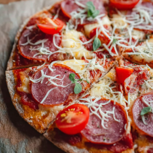 Fitnesspizza mit Skyr