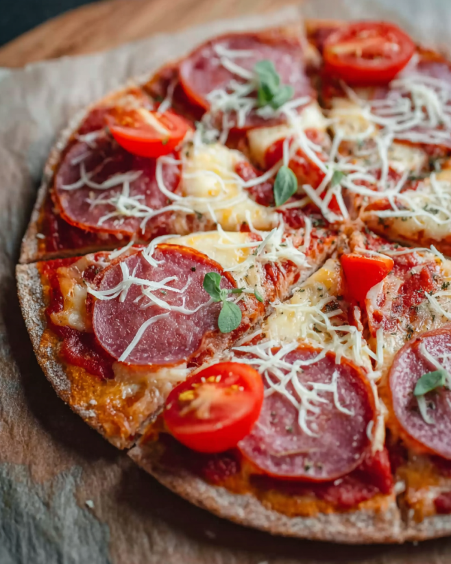 Fitnesspizza mit Skyr