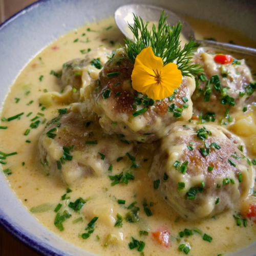 Ukrainische Gretschaniki Klößchen