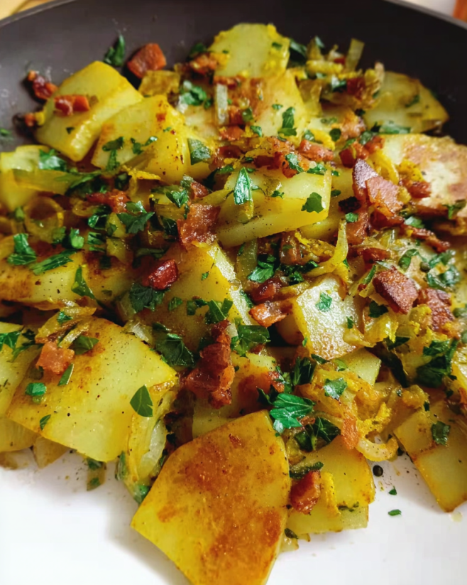 Gebratener Kohlrabi Pfannenklassiker