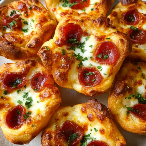 Knusprige Pizza Muffins