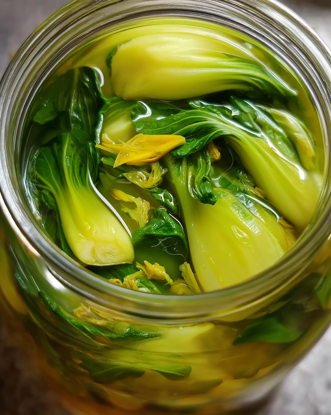 Schneller Pak-Choi-Pickle