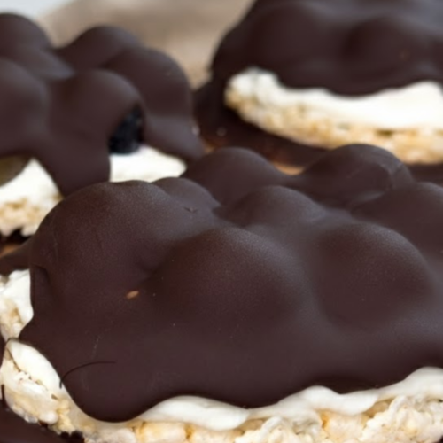 Trauben Schokoladen Häppchen