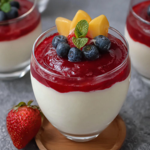 Cremige Joghurtbombe im Glas